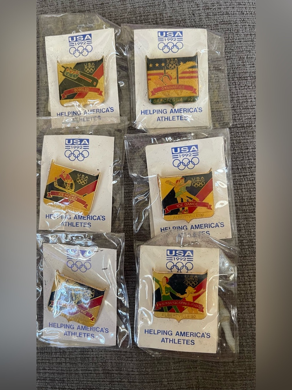 Olympic Pins Set 1992